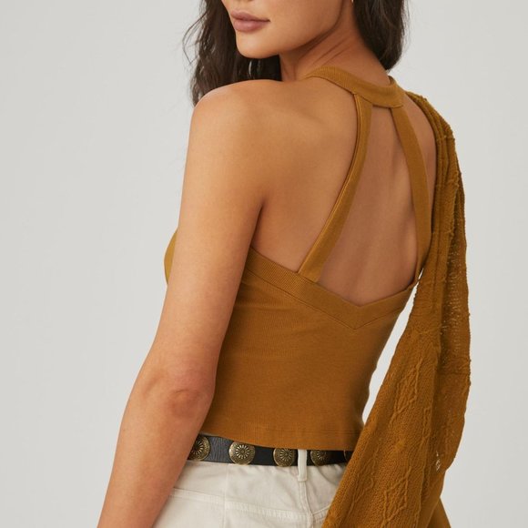 Anthropologie Knit  2-Piece Sweater & Tank Set Brown Small - Picture 5 of 13